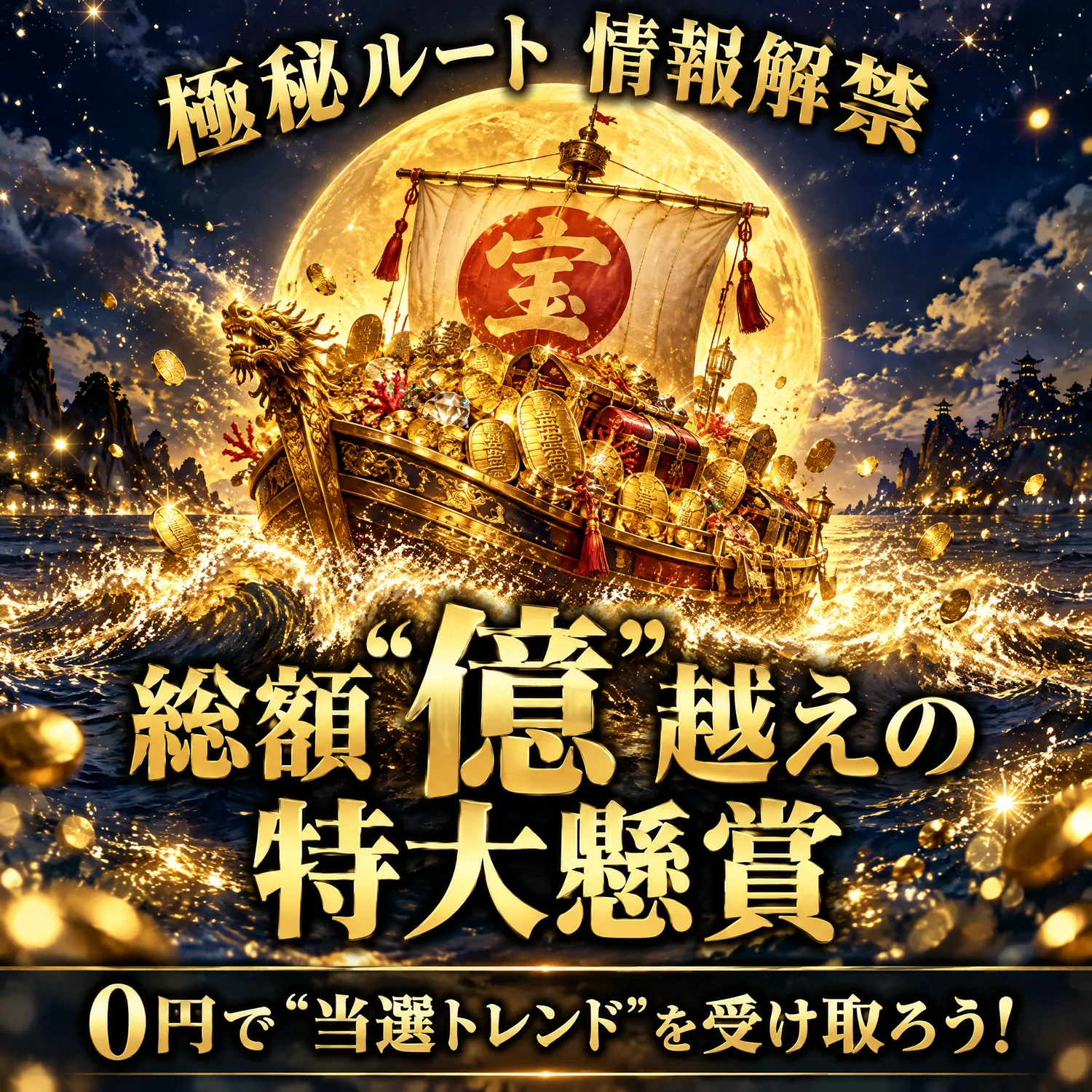 極秘ルート 情報解禁。総額“億”越えの特大懸賞。0円で“当選トレンド”を受け取ろう!